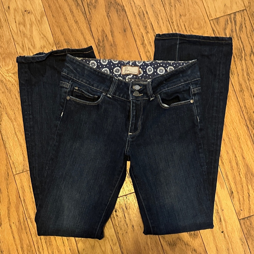 Paige Women's Dark Blue Jeans Boot Cut size 28 - Picture 5 of 8
